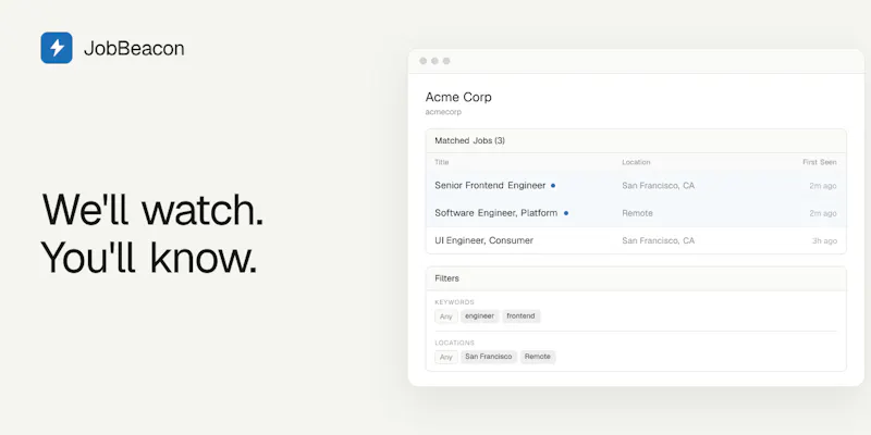 JobBeacon screenshot 1