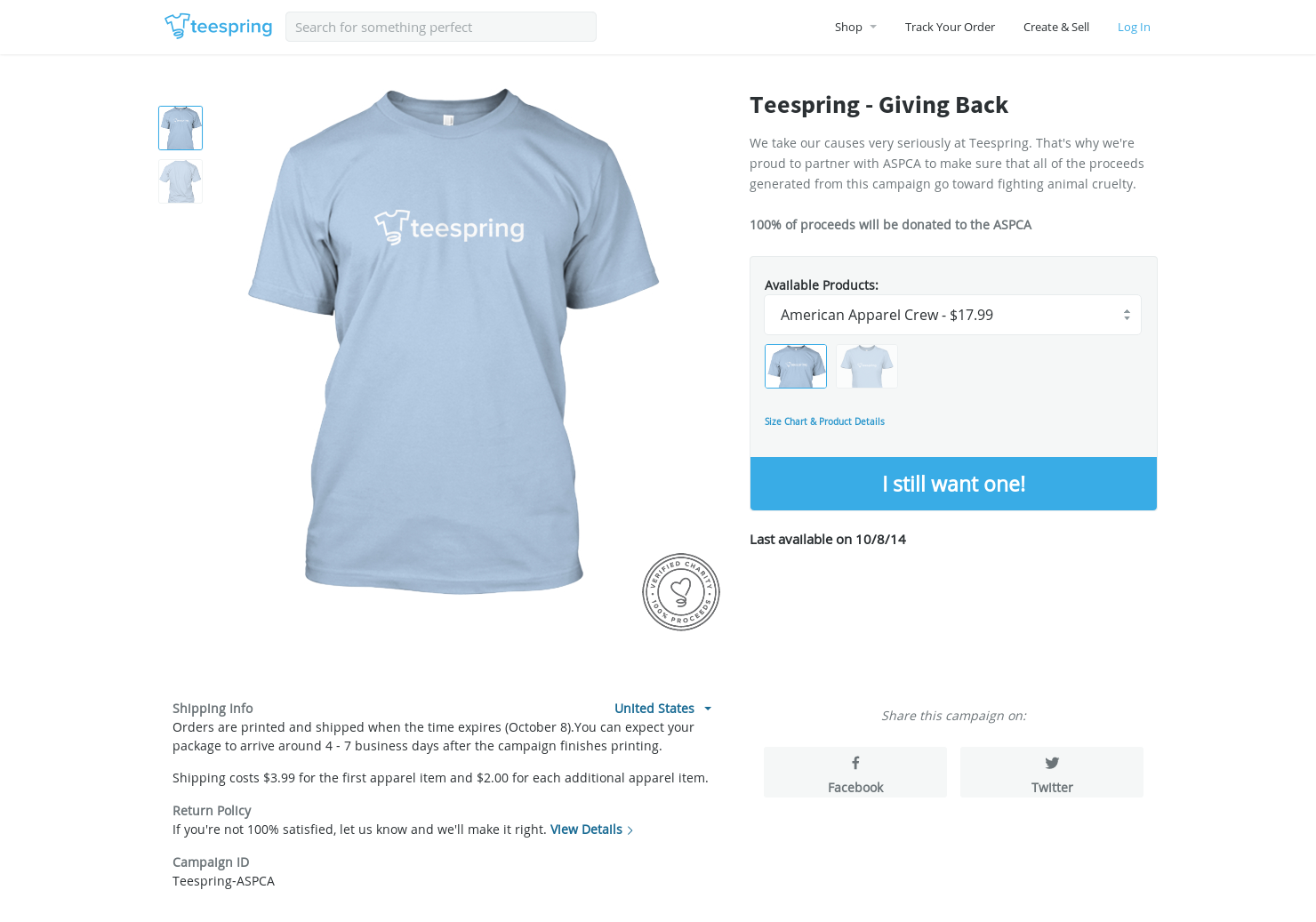 Teespring T-Shirt