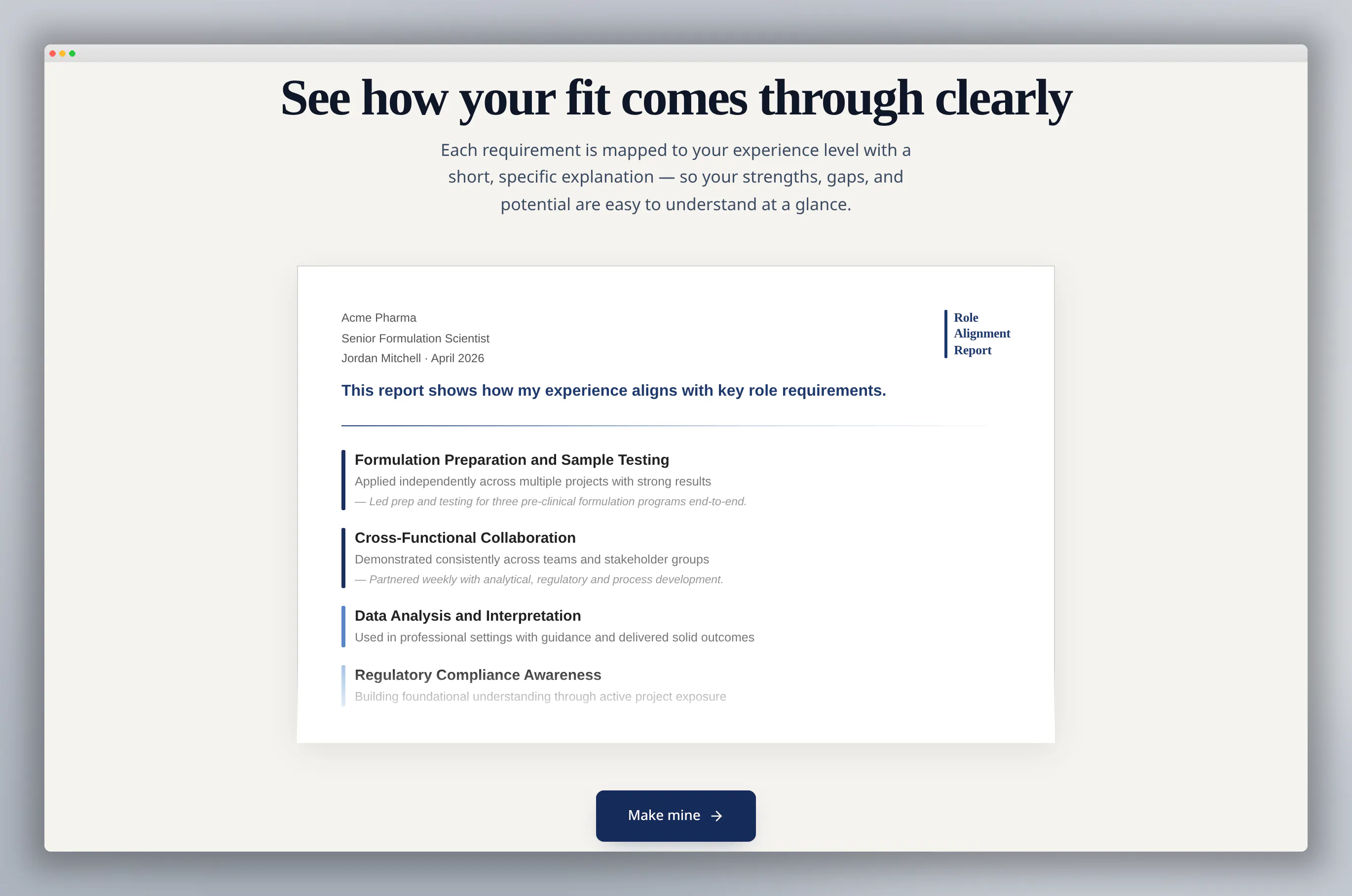 Role Alignment Report gallery image