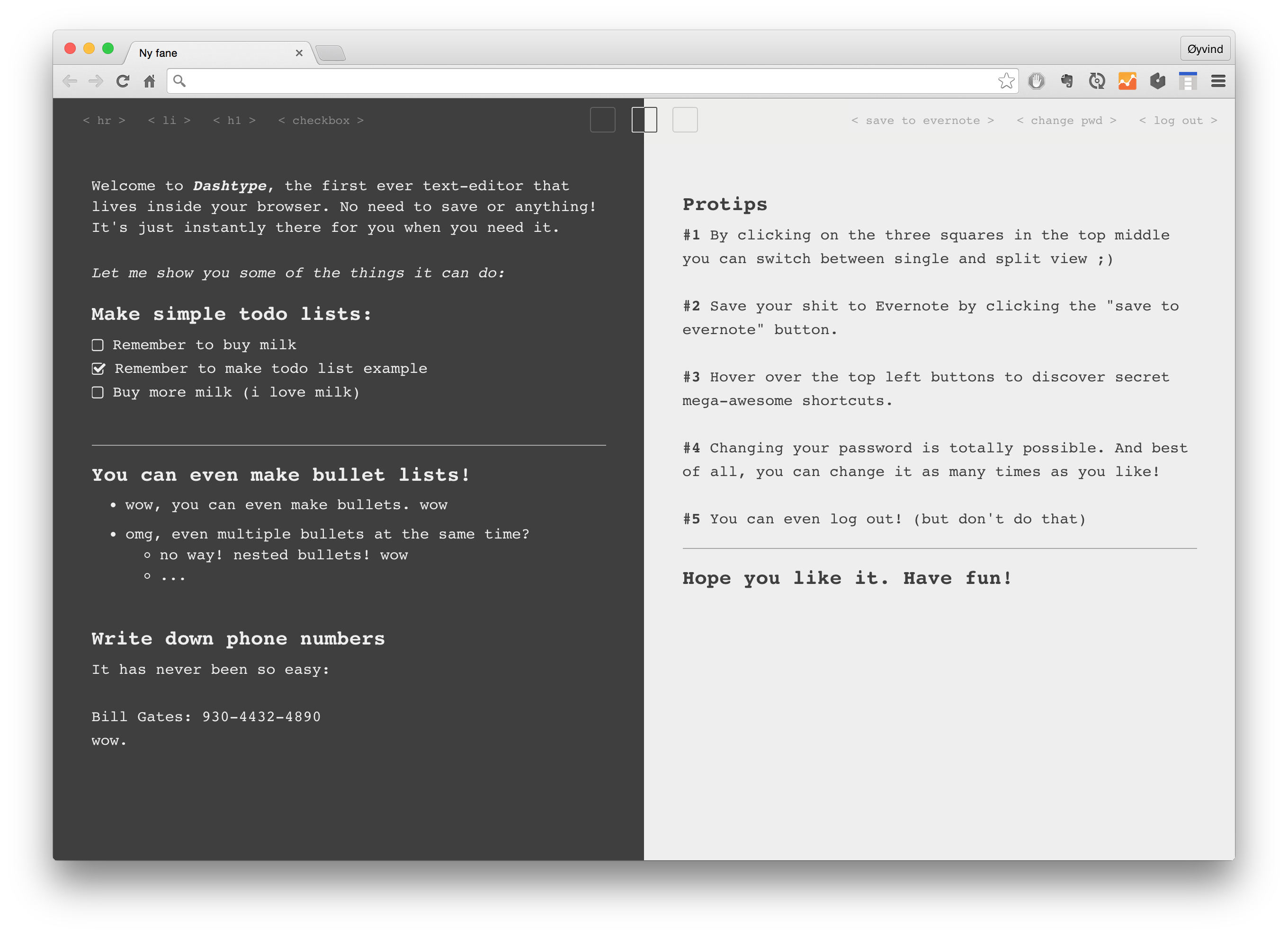 dashtype gallery image