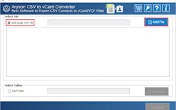 Aryson CSV to vCard Converter media 2