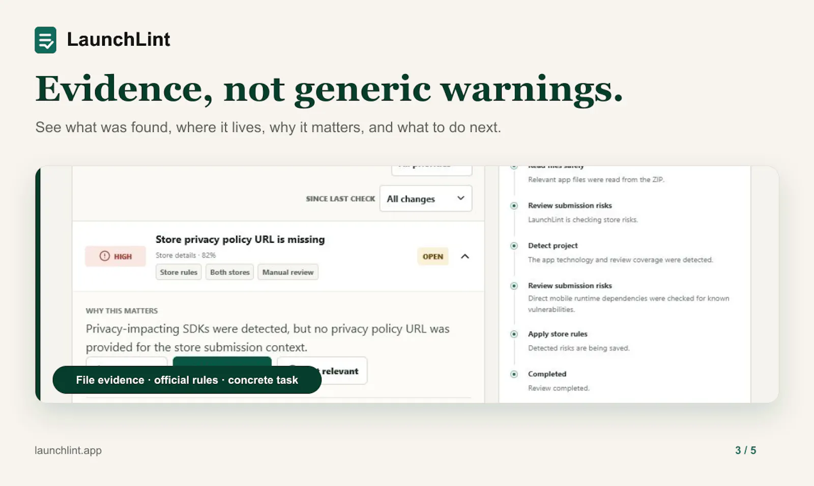 LaunchLint screenshot 4