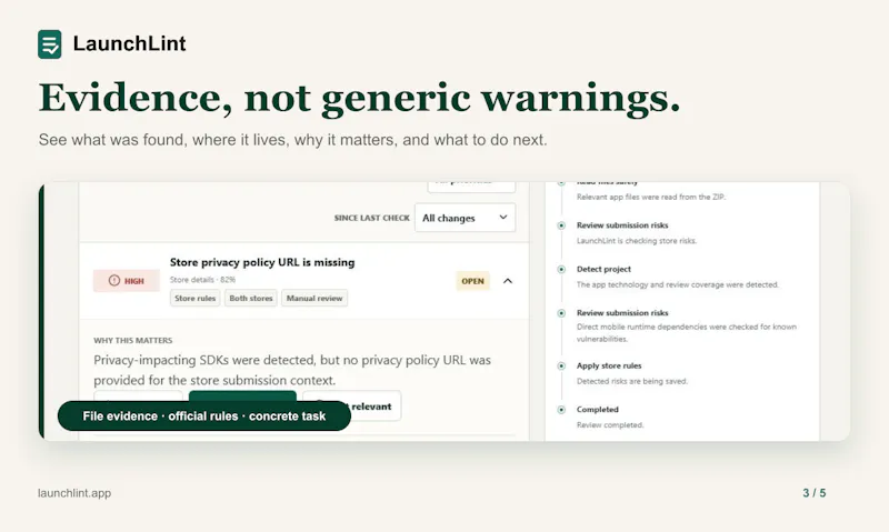 LaunchLint screenshot 4