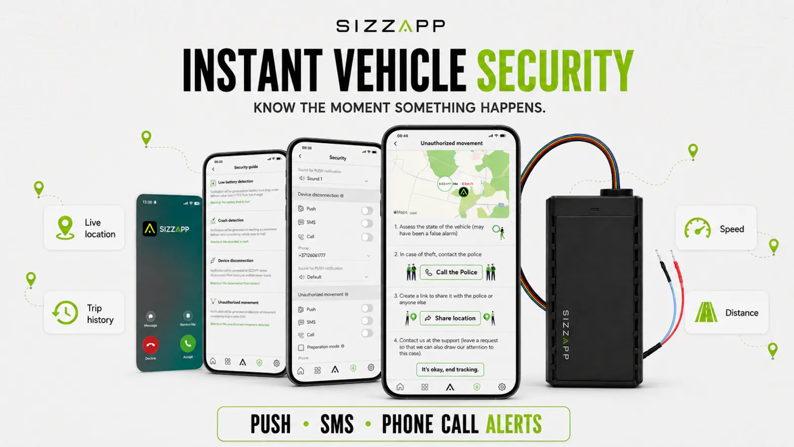 SIZZAPP nova + Smart Key Fob screenshot 3