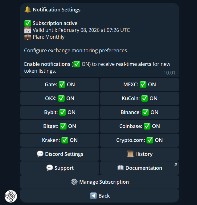 Sniperchain - Screenshot 5 showing product features and functionality
