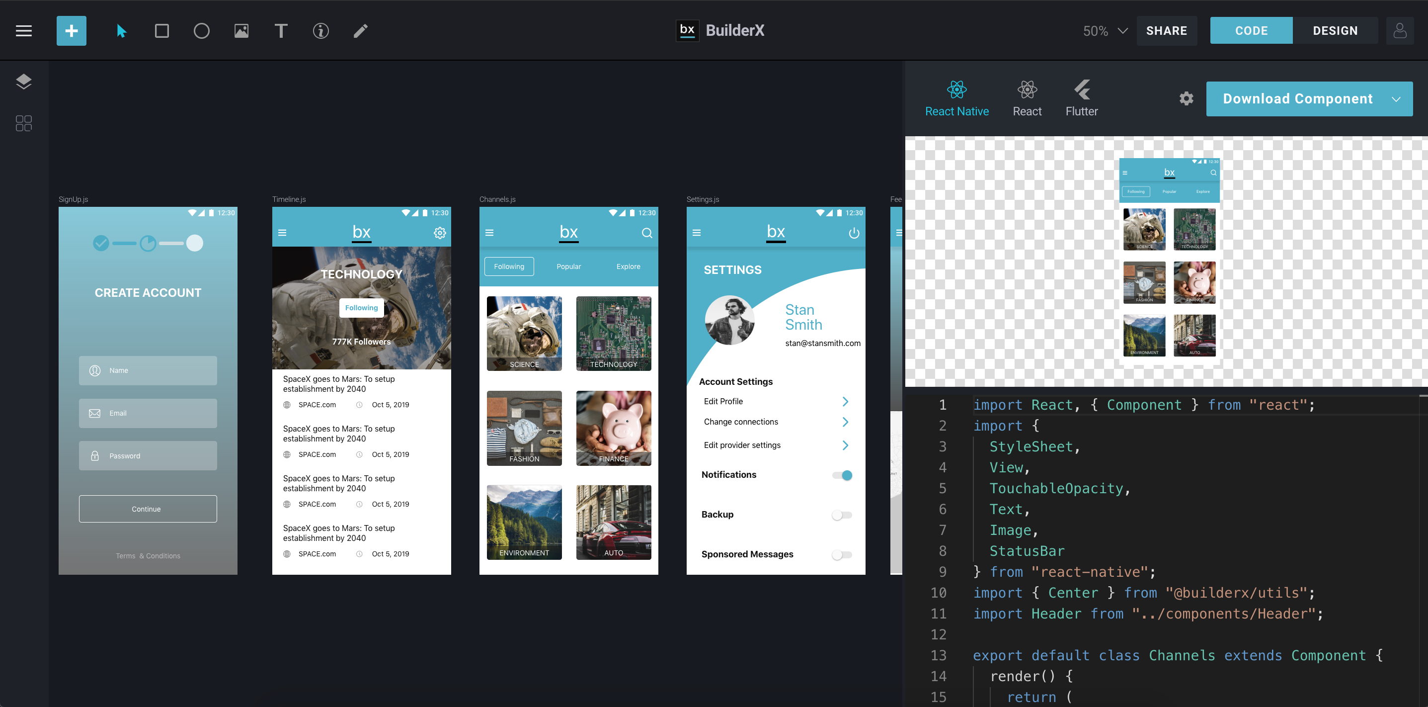 BuilderX Image