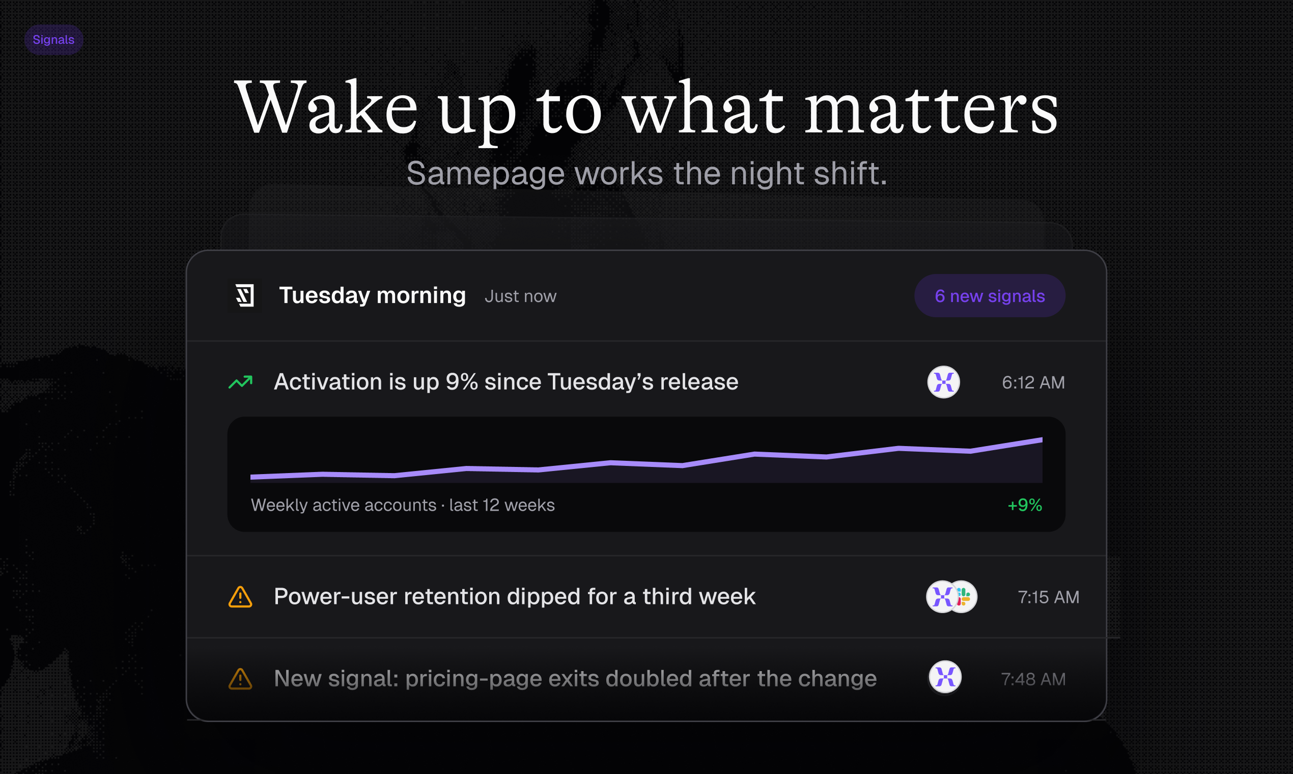 Samepage Signals gallery image