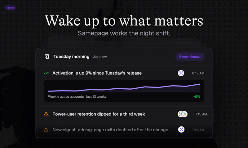 Samepage Signals screenshot 2