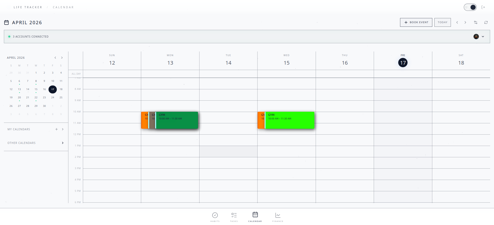 Life tracker gallery image