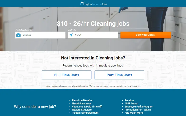 HigherIncomeJobs -Cleaning Jobs (US) HOT gallery image