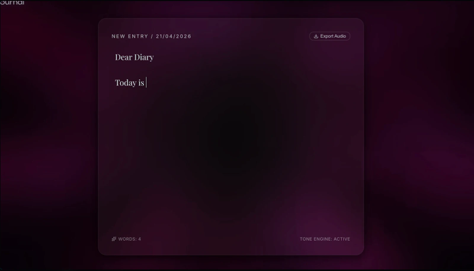 Ambient Journal screenshot 3
