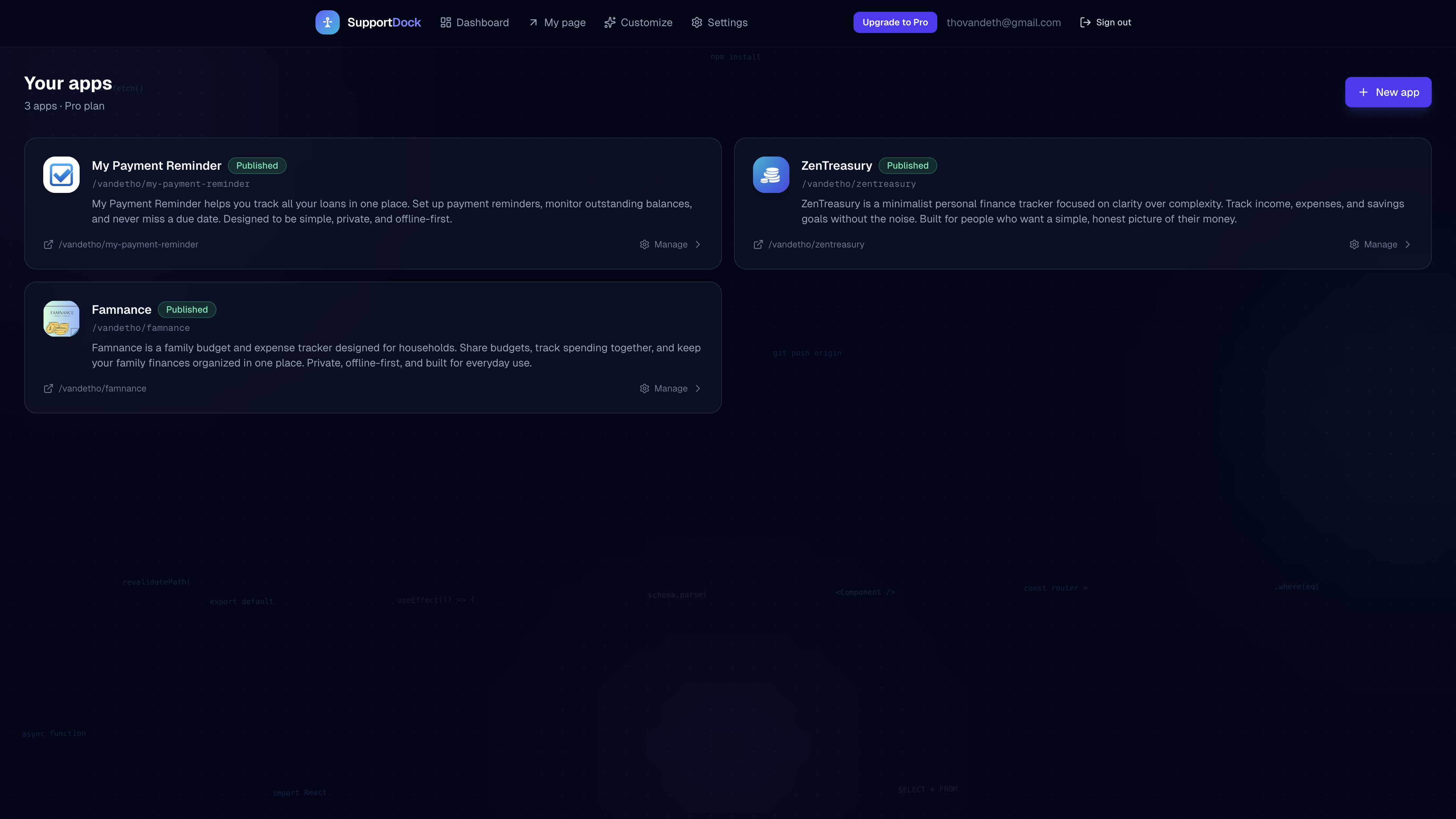 SupportDock gallery image