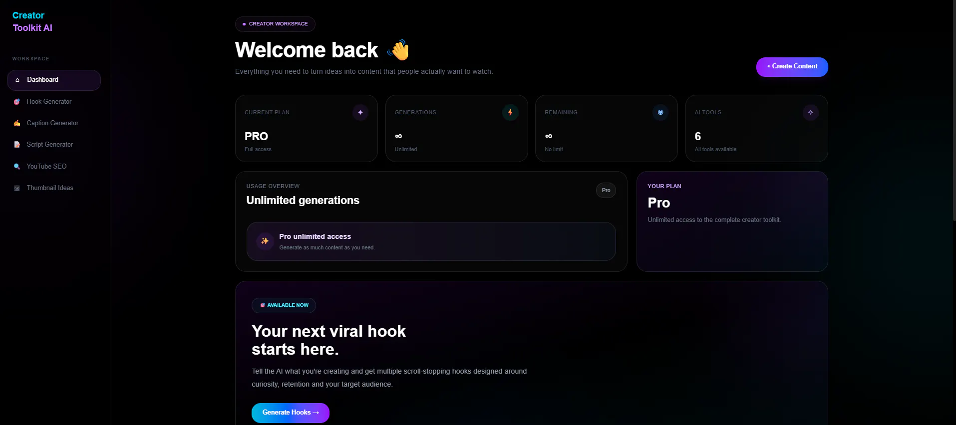 Creator Toolkit AI gallery image