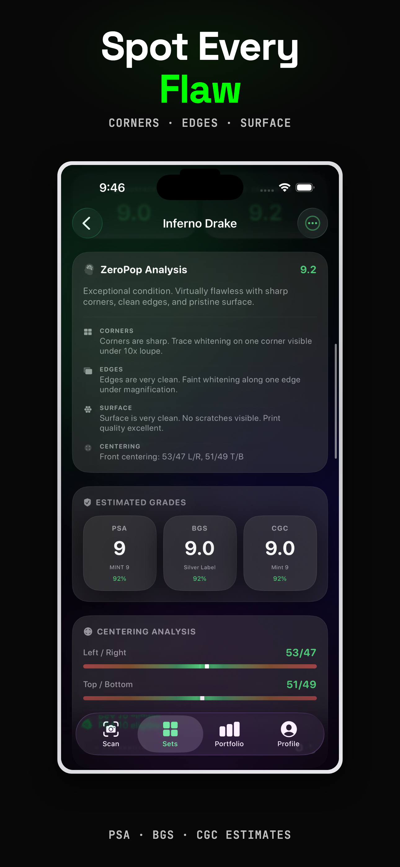 ZeroPop: AI Card Grader gallery image