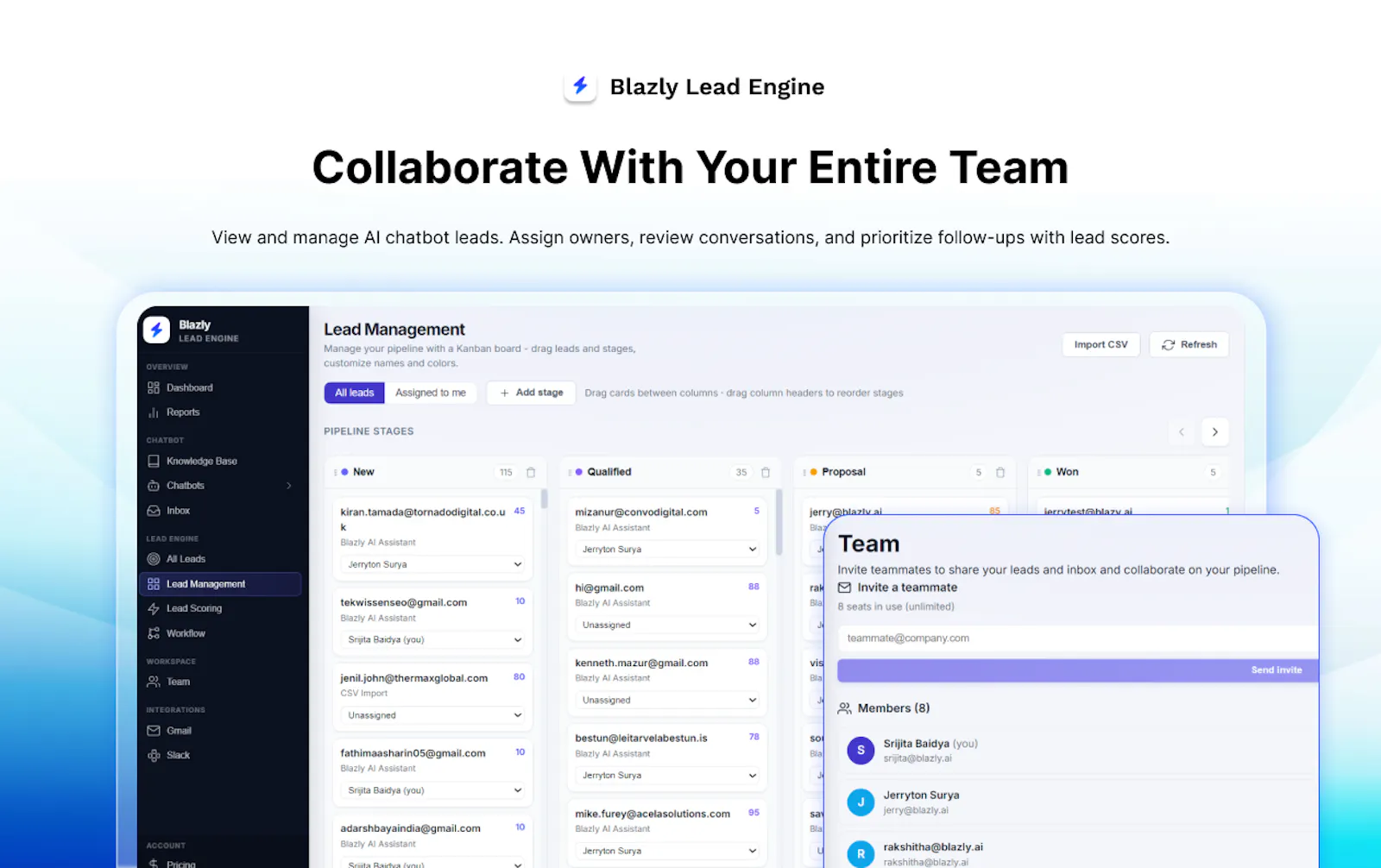 Blazly Lead Engine screenshot 6
