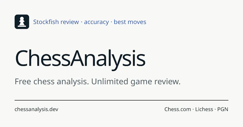ChessAnalysis screenshot 1