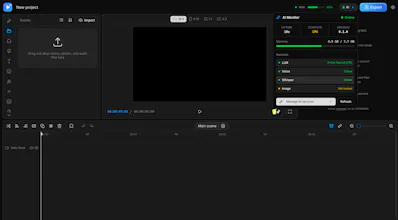 Free AI Video Editor OpenCutAI gallery image