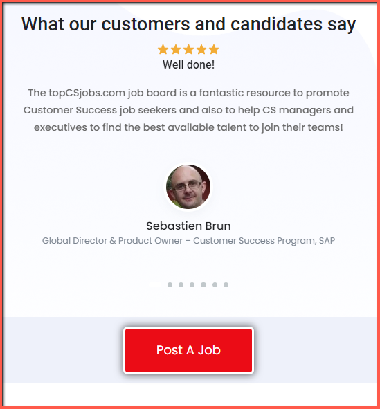 Mídia 21 de Principais trabalhos de sucesso do cliente - Topcsjobs.com é o número de empregos nº 1 para o sucesso do cliente