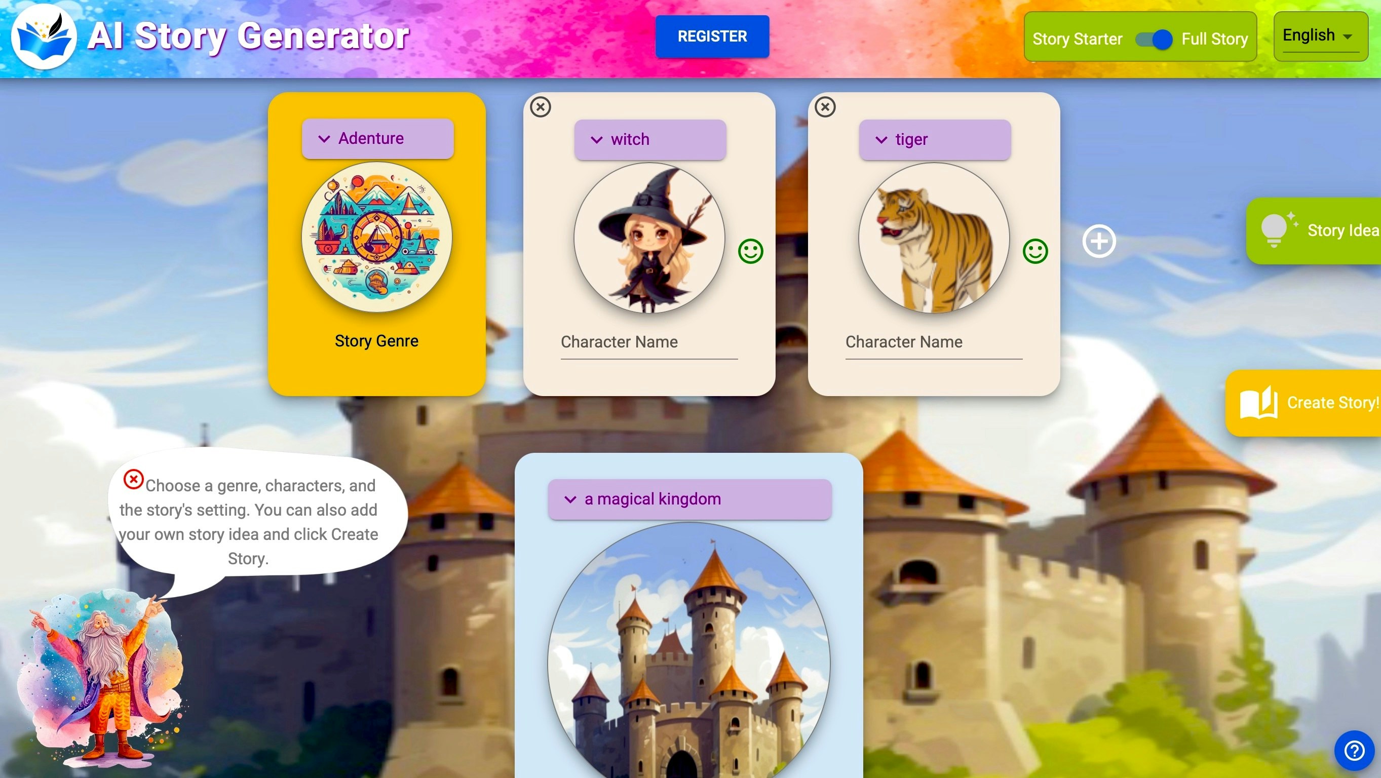 Bücher Riese - Story Generator AI
