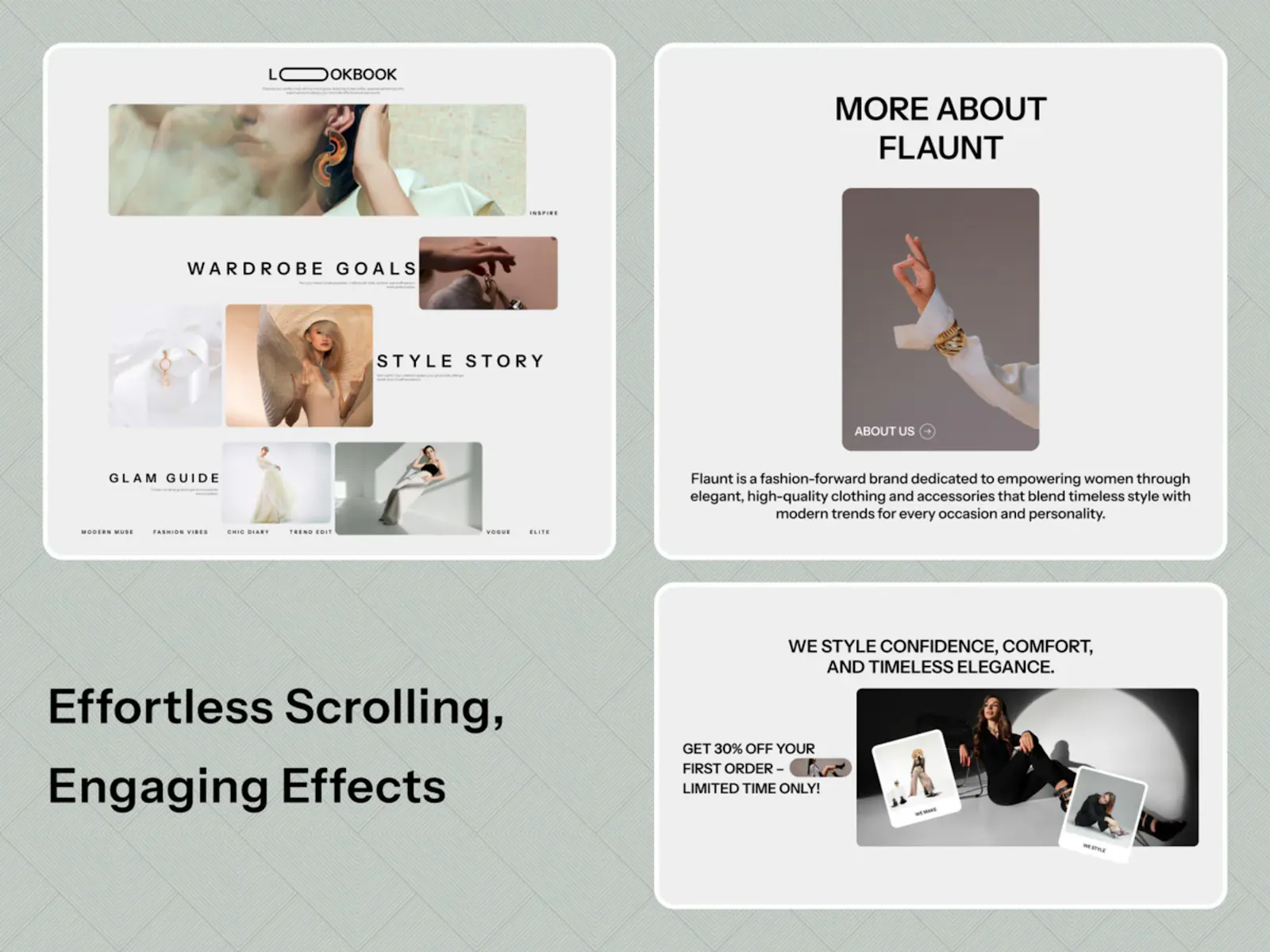 Flaunt Clothing Shopify Theme screenshot 3