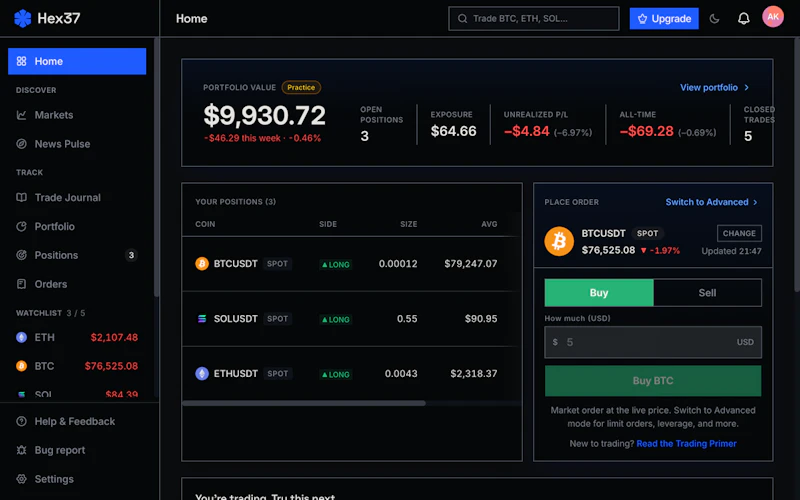 Hex37 screenshot 2