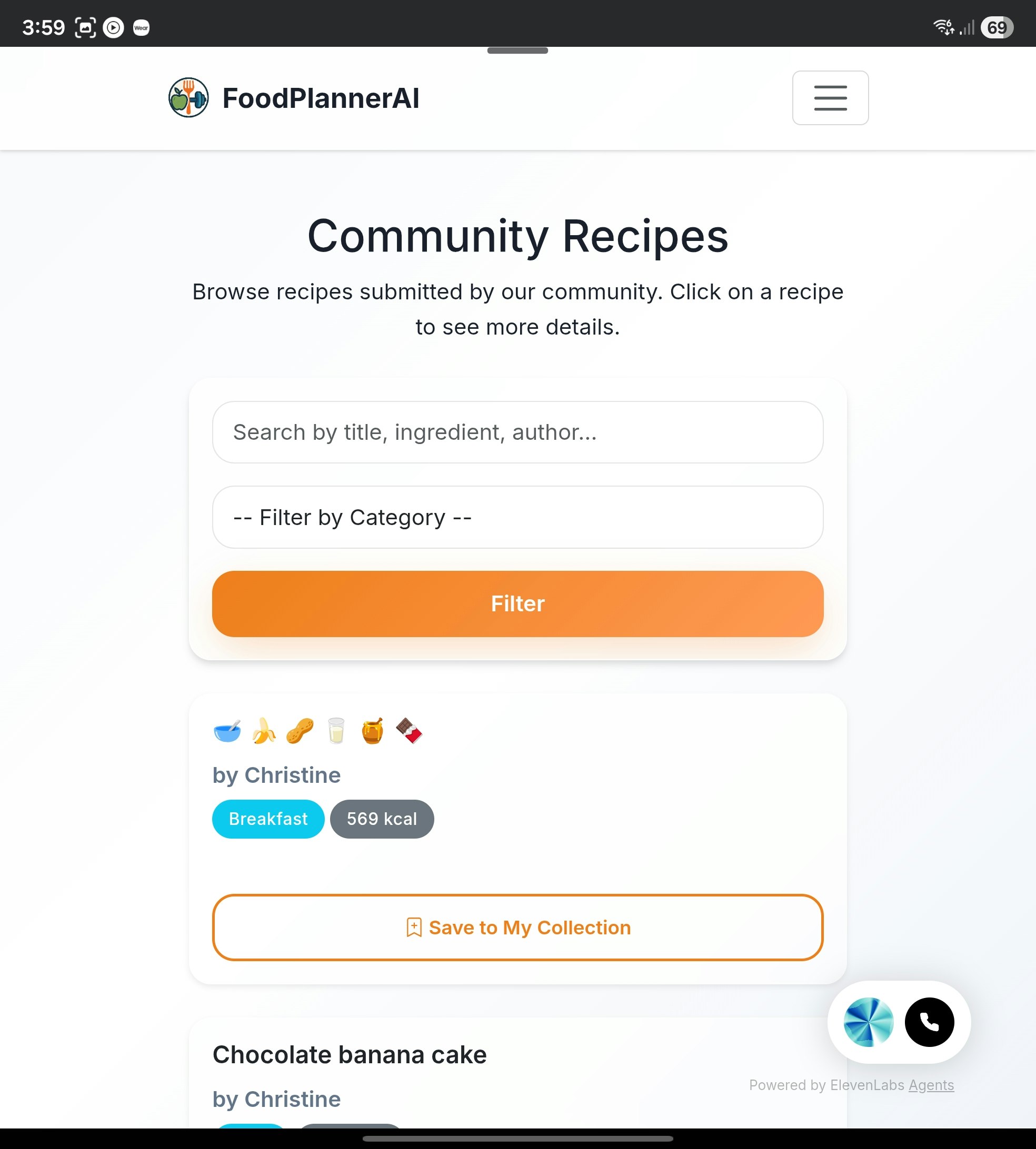 FoodPlannerAI gallery image