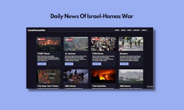 Israel-Hamas War Dashboard gallery image