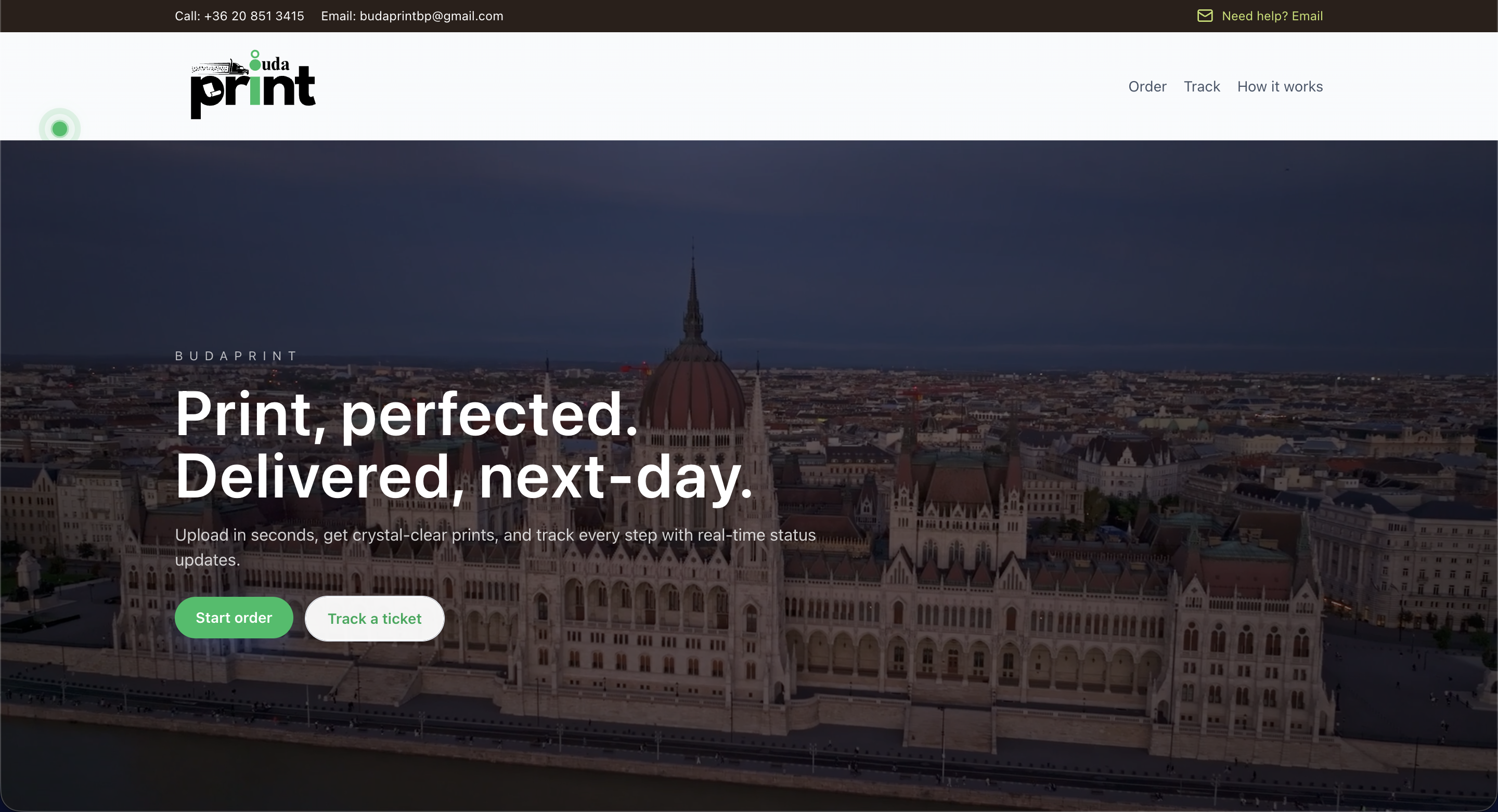 BudaPrint - Screenshot 2 showing product features and functionality
