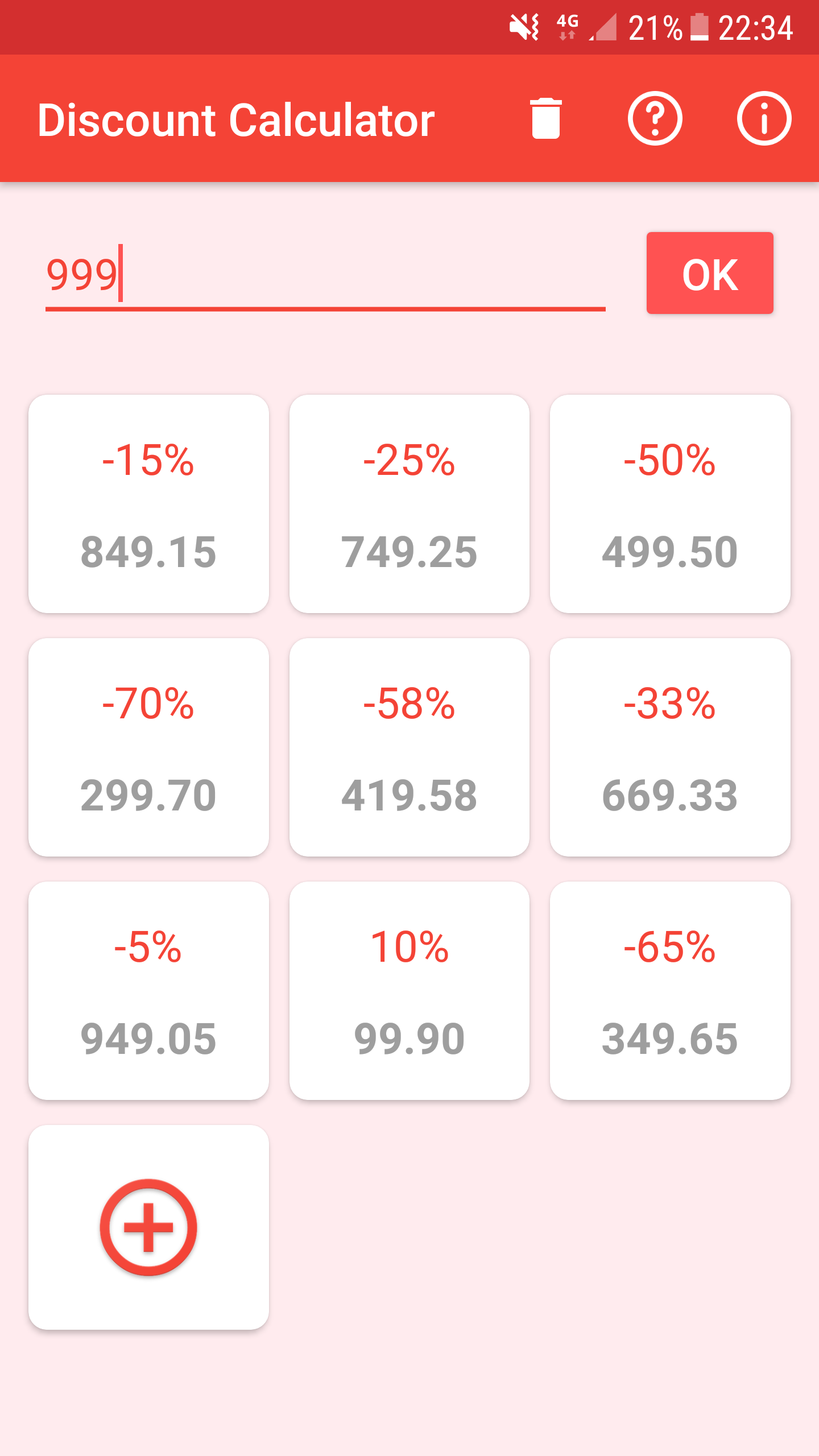 Discount Calculator gallery image
