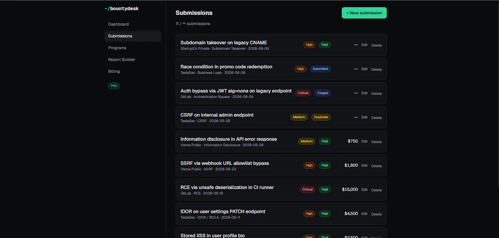 BountyDesk screenshot 12