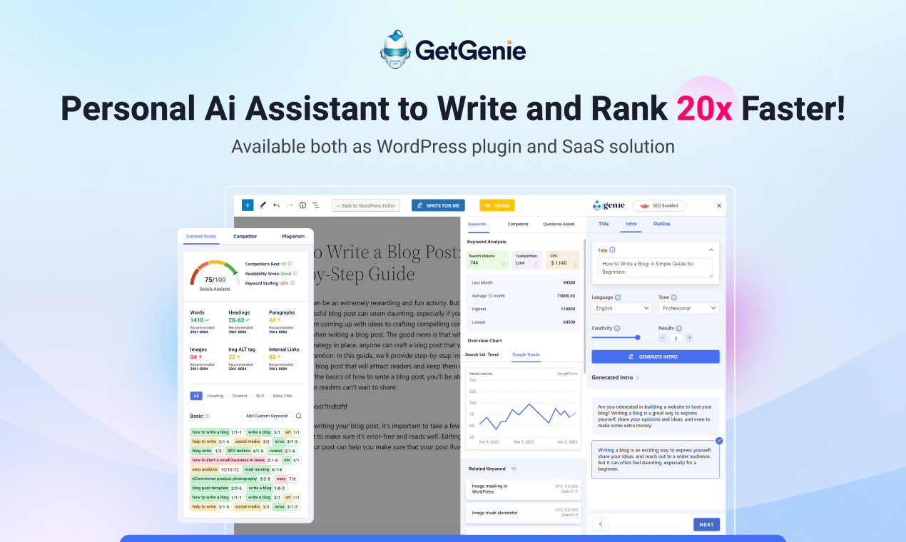 getgenie ai - 귀하의 개인 AI 보조원을 작성하고 20 배 더 빠르게 미디어 2