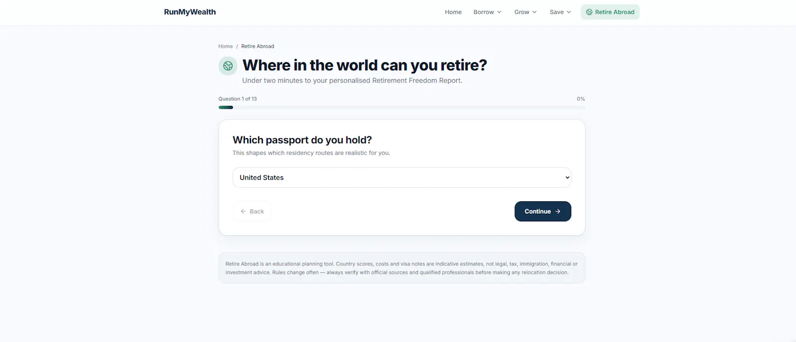 RunMyWealth screenshot 2
