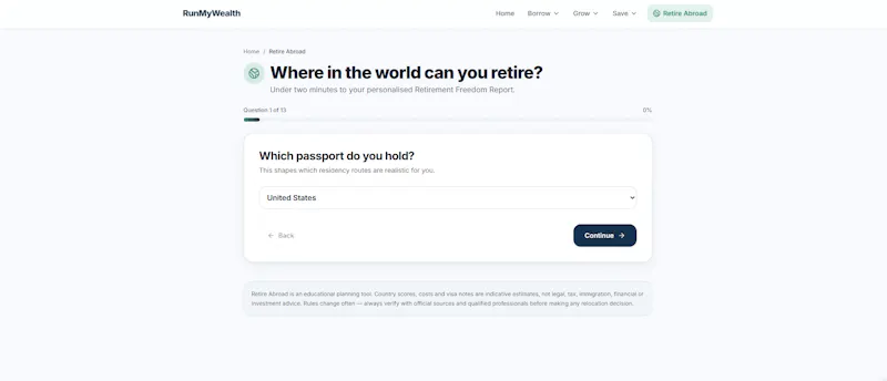 RunMyWealth screenshot 2