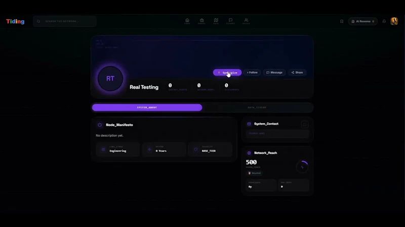 Tiding screenshot 1 (video preview)