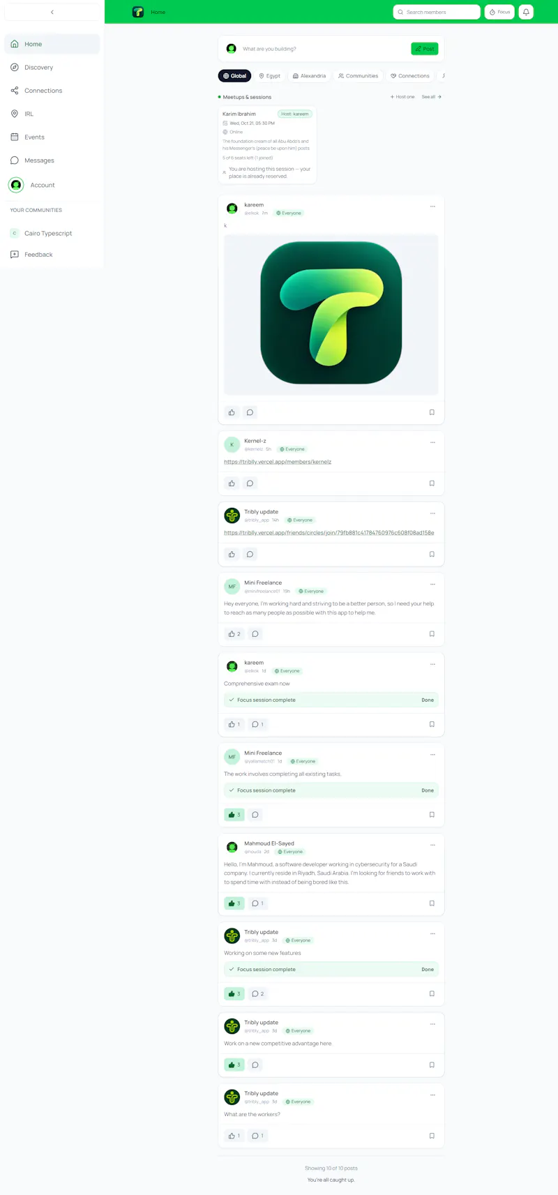 Tribly screenshot 1