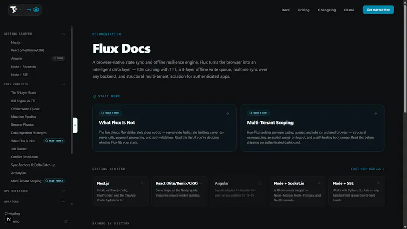 Flux screenshot 1