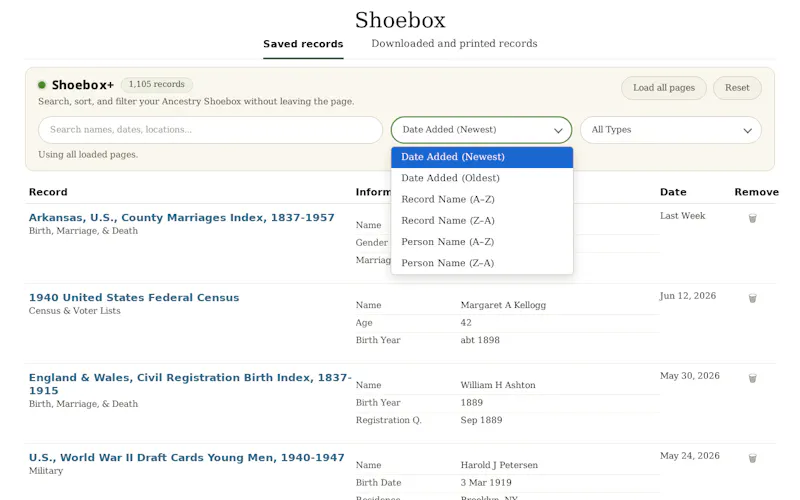 Shoebox Plus Organizer screenshot 3