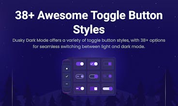 Dusky Dark Mode gallery image