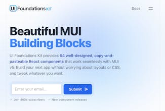 UI Foundations Kit gallery image