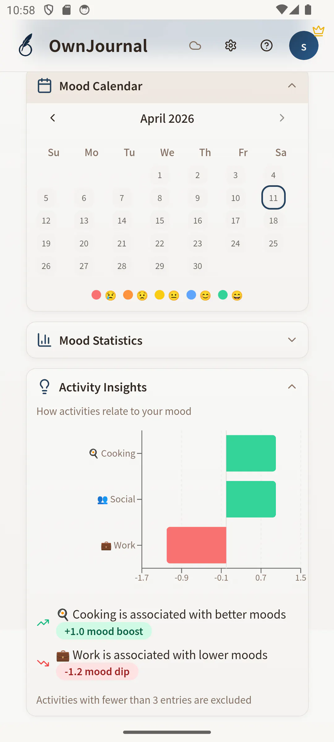 OwnJournal screenshot