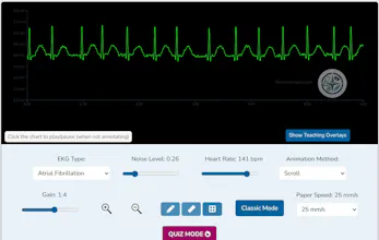 Nurses Compass EKG Simulator gallery image