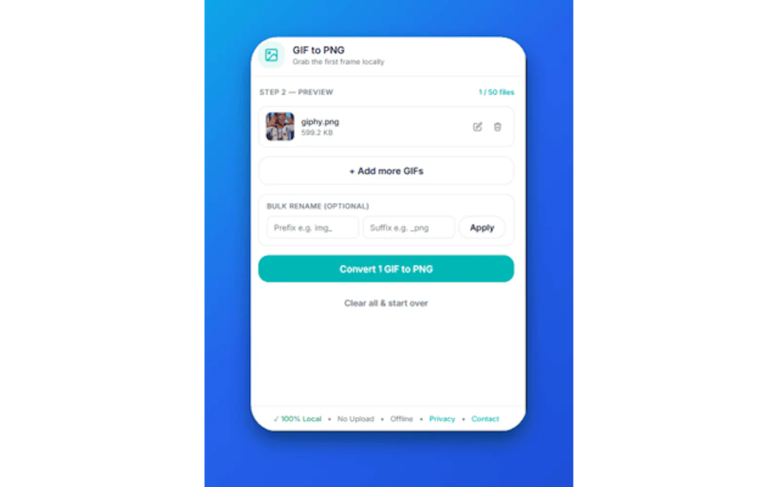 GIF to PNG Converter screenshot 2