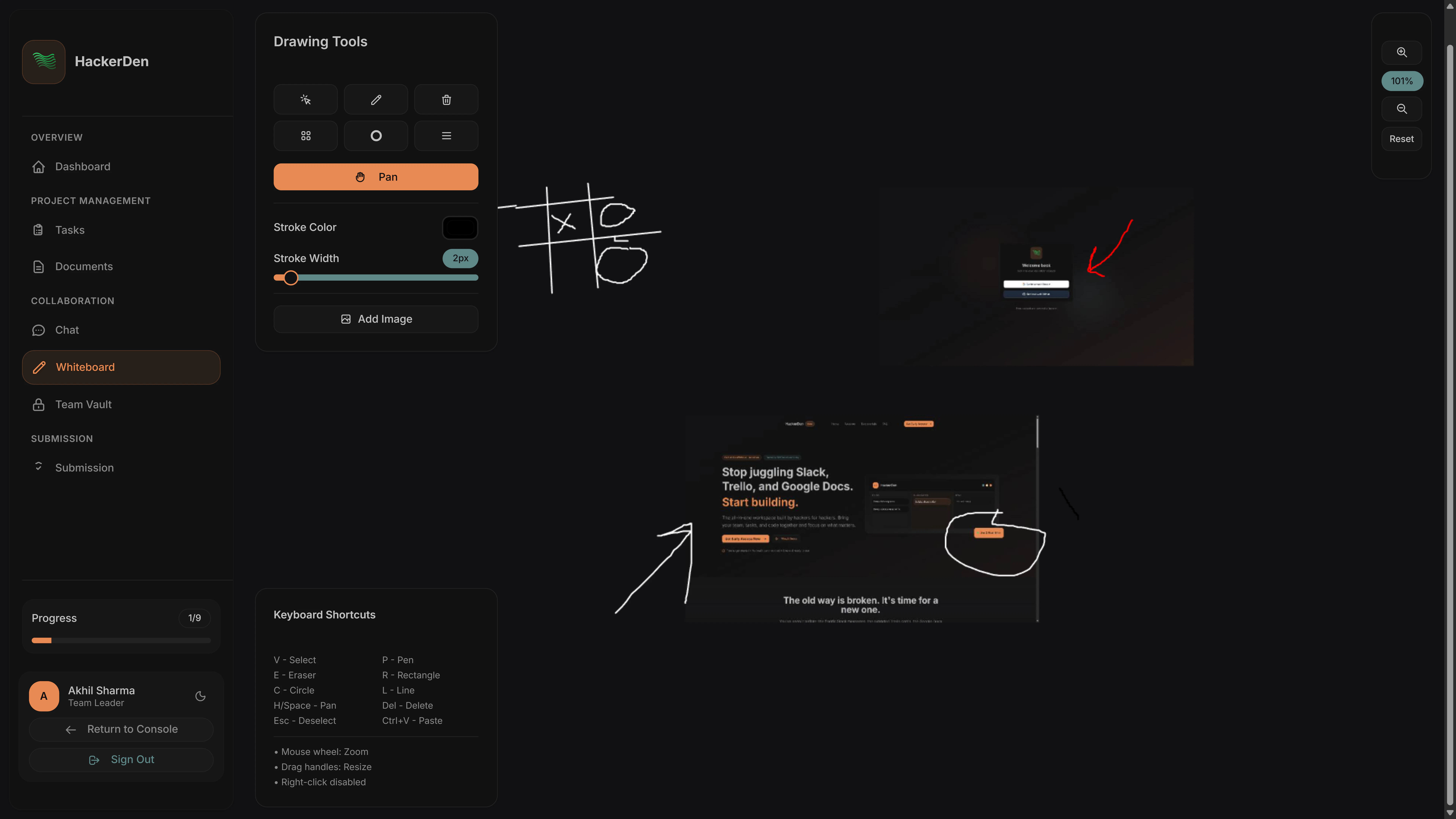 hackerDen screenshot 3