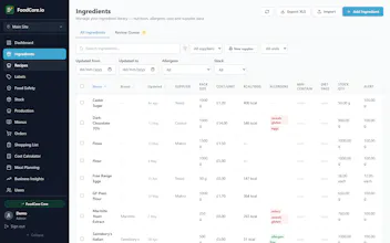 FoodCore Kitchen Management Software gallery image