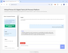 AIPersona.ch Digital Twin App gallery image