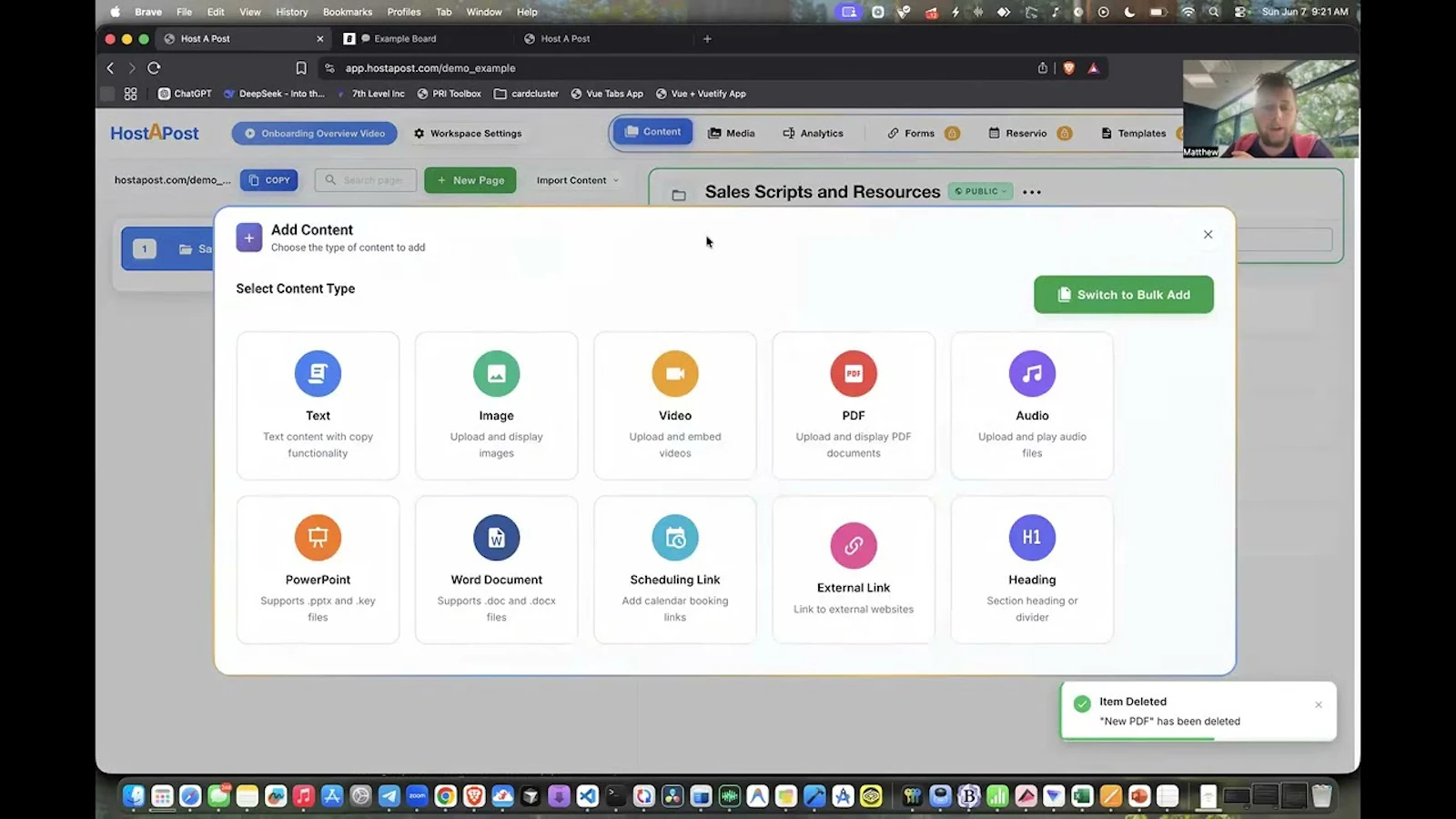HostAPost.com - Better way to share screenshot 1 (video preview)