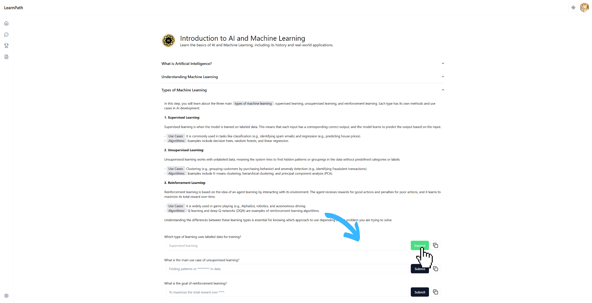 Learnpath - Explore su viaje de aprendizaje media 3