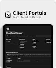 Notion Client Portal Manager gallery image