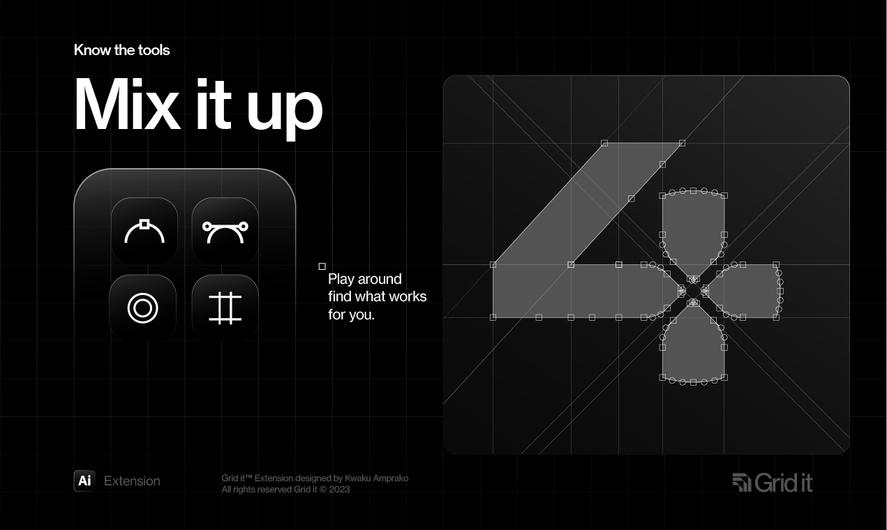 Média Grid It ™ 7