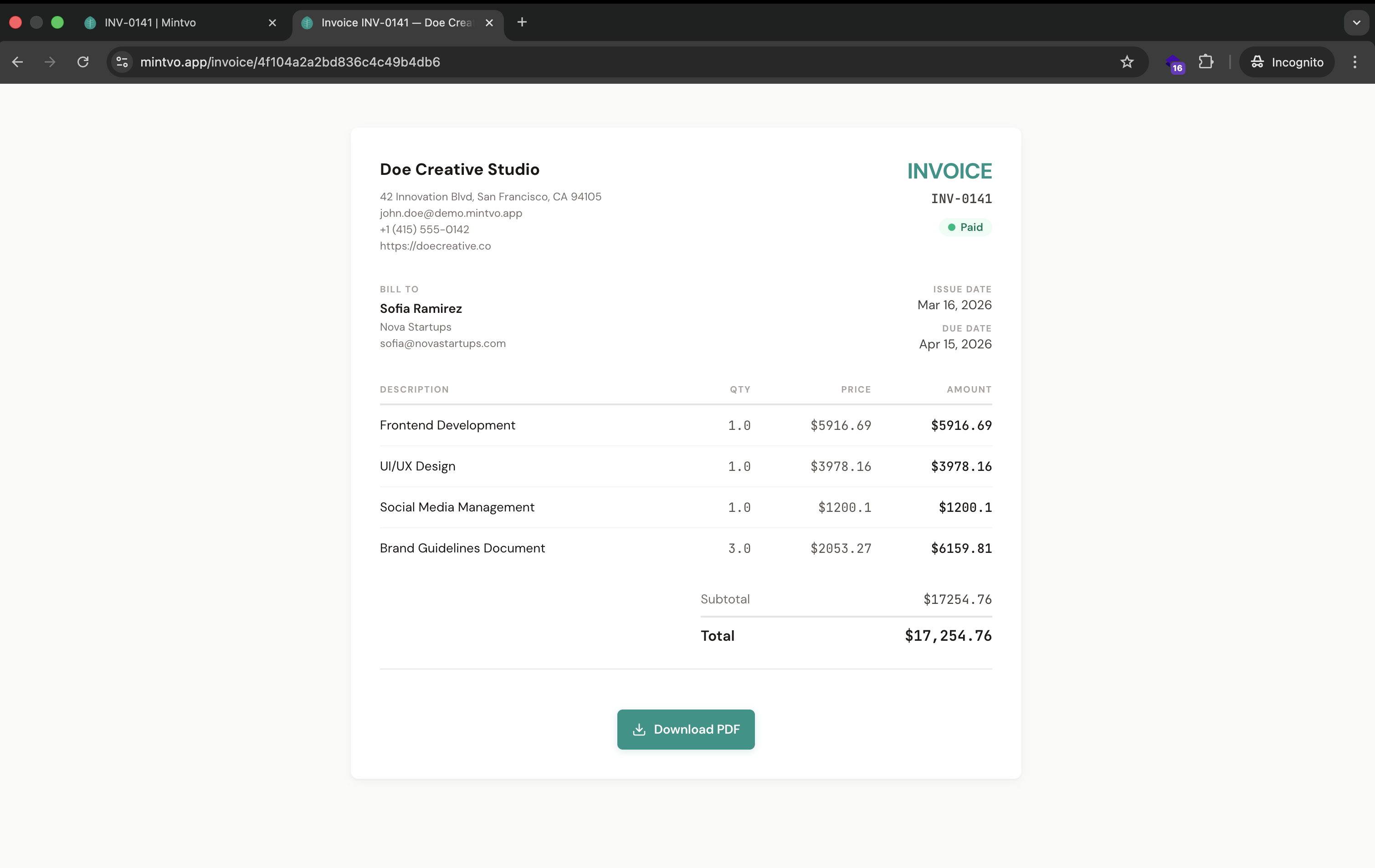 Mintvo gallery image